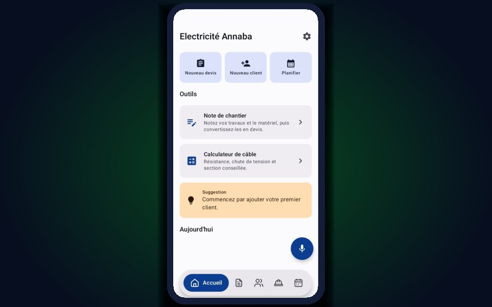 Electricité Annaba quoting app