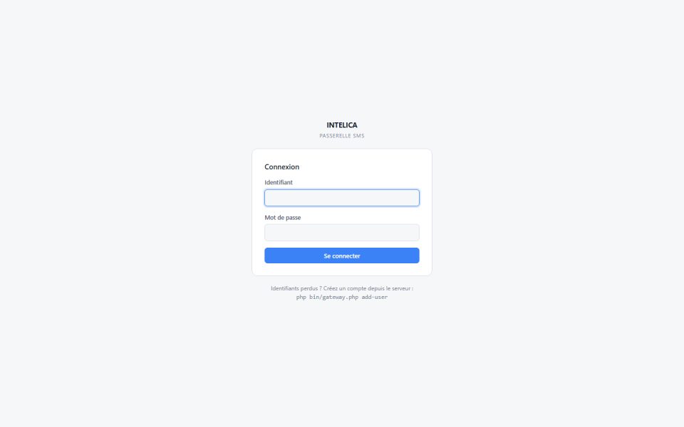SMS gateway admin panel sign-in